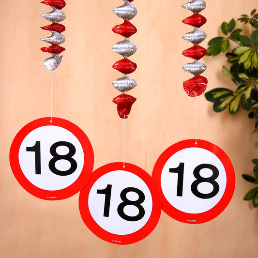 Spiralgirlande Verkehrszeichen 18