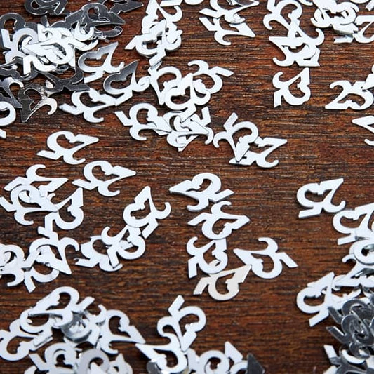 Tischdeko zur Silberhochzeit