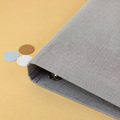 Detailansicht der Leinenstruktur in Grün (Artischocke)