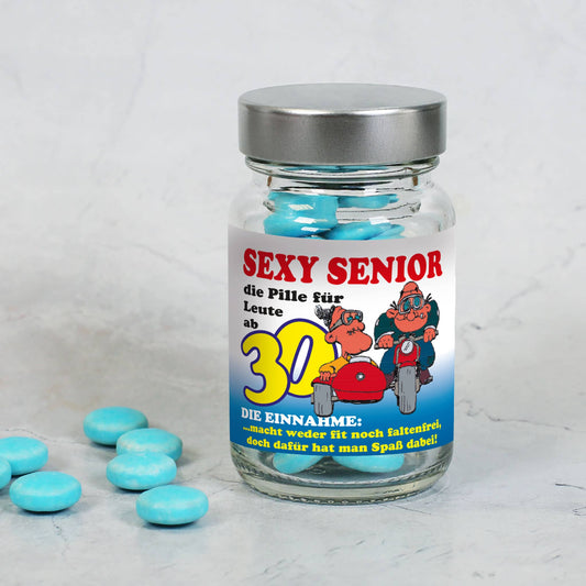 Pille für Senioren als lustiges Geschenk zum  Geburtstag