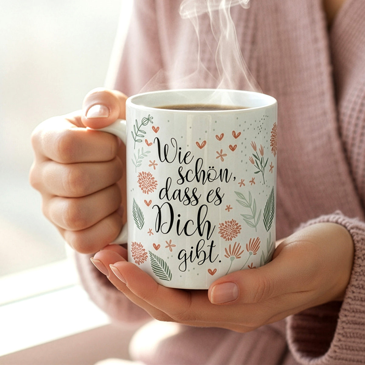 Keramik Tasse - Wie schön, dass es Dich gibt