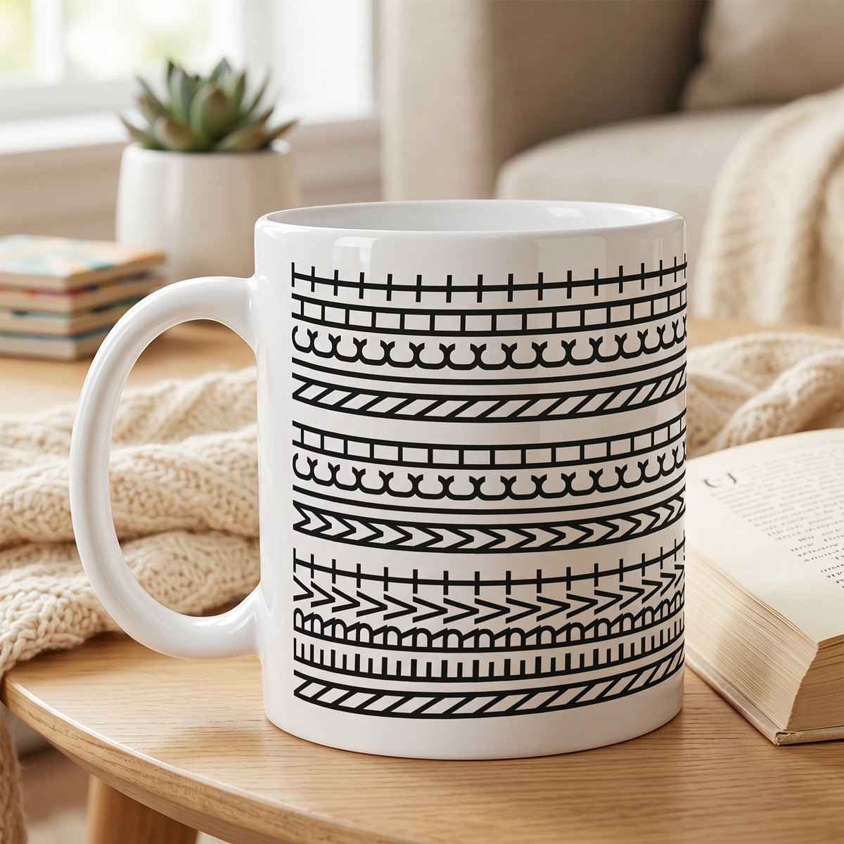 Tasse mit versteckter Botschaft 'Nervt mich nicht'
