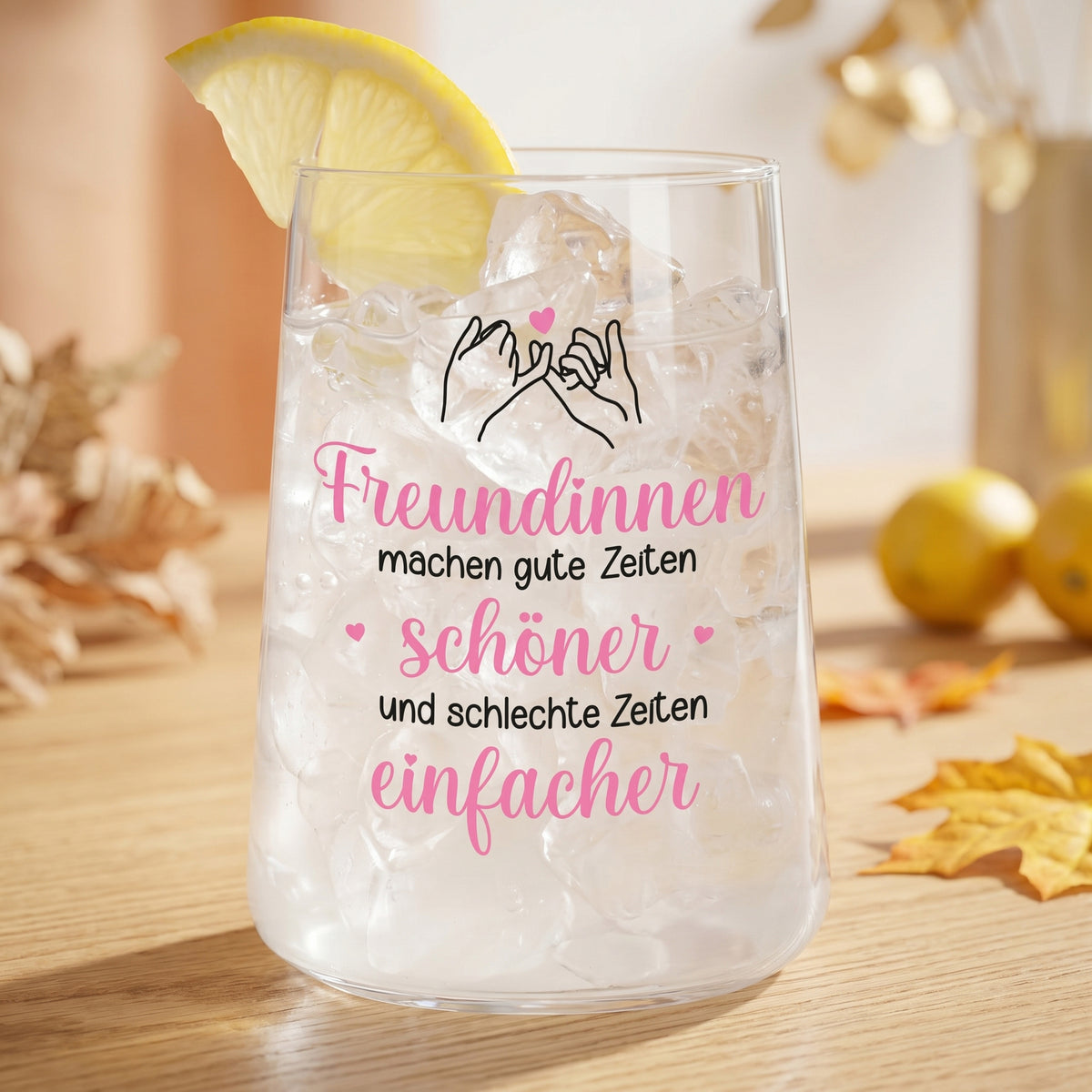 Trinkglas für beste Freundinnen