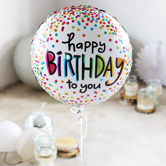 Folienballon happy Birthday to you