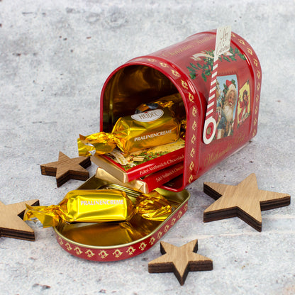 Häuschen Weihnachtswichtel mit Schokolade