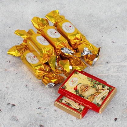 Heidel Pralinen und Edel-Vollmilchschokolade aus der Weihnachts-Mailbox