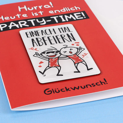 Grußkarte Einfach mal abfeiern