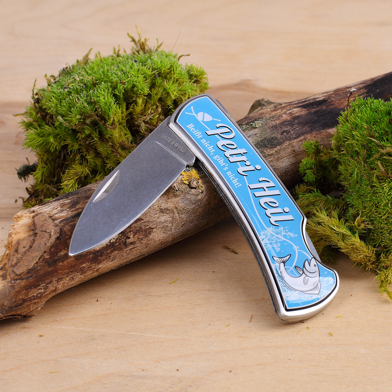 Taschenmesser Petri Heil