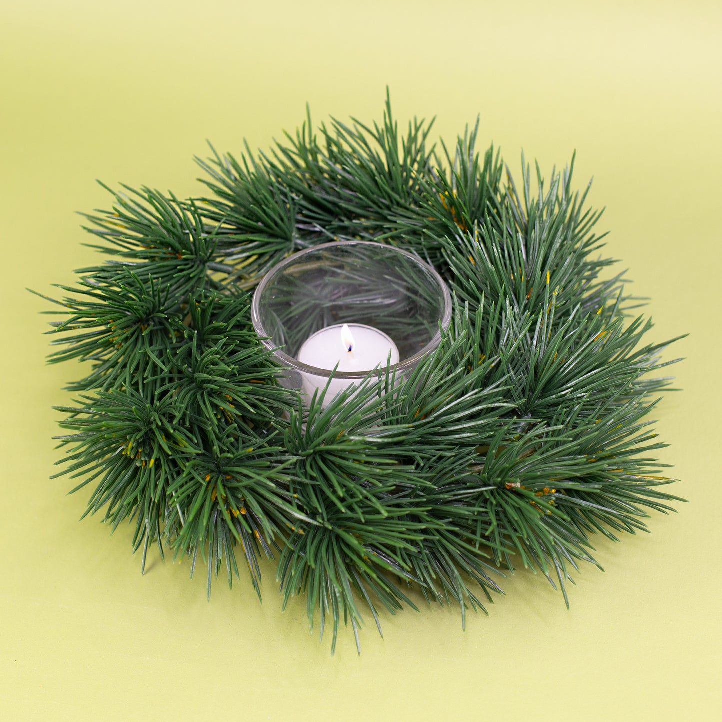 Adventskranz aus Tannenzweigen in zwei Größen | Hochwertige Kunst Dekoration zu Weihnachten