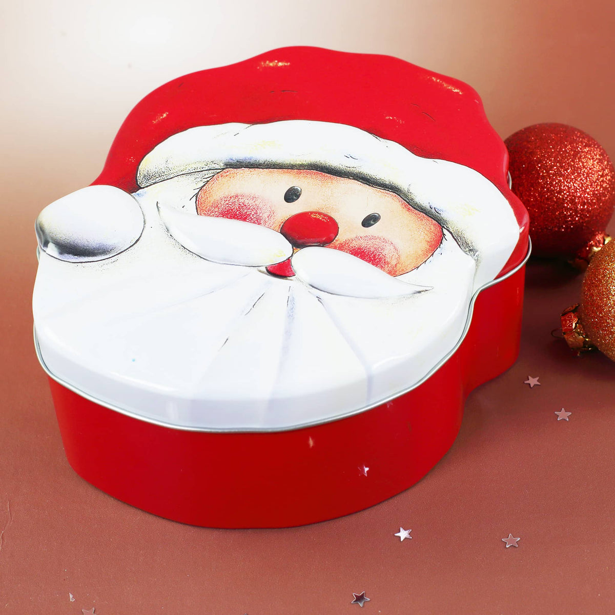 Weihnachts-Metalldose Santa