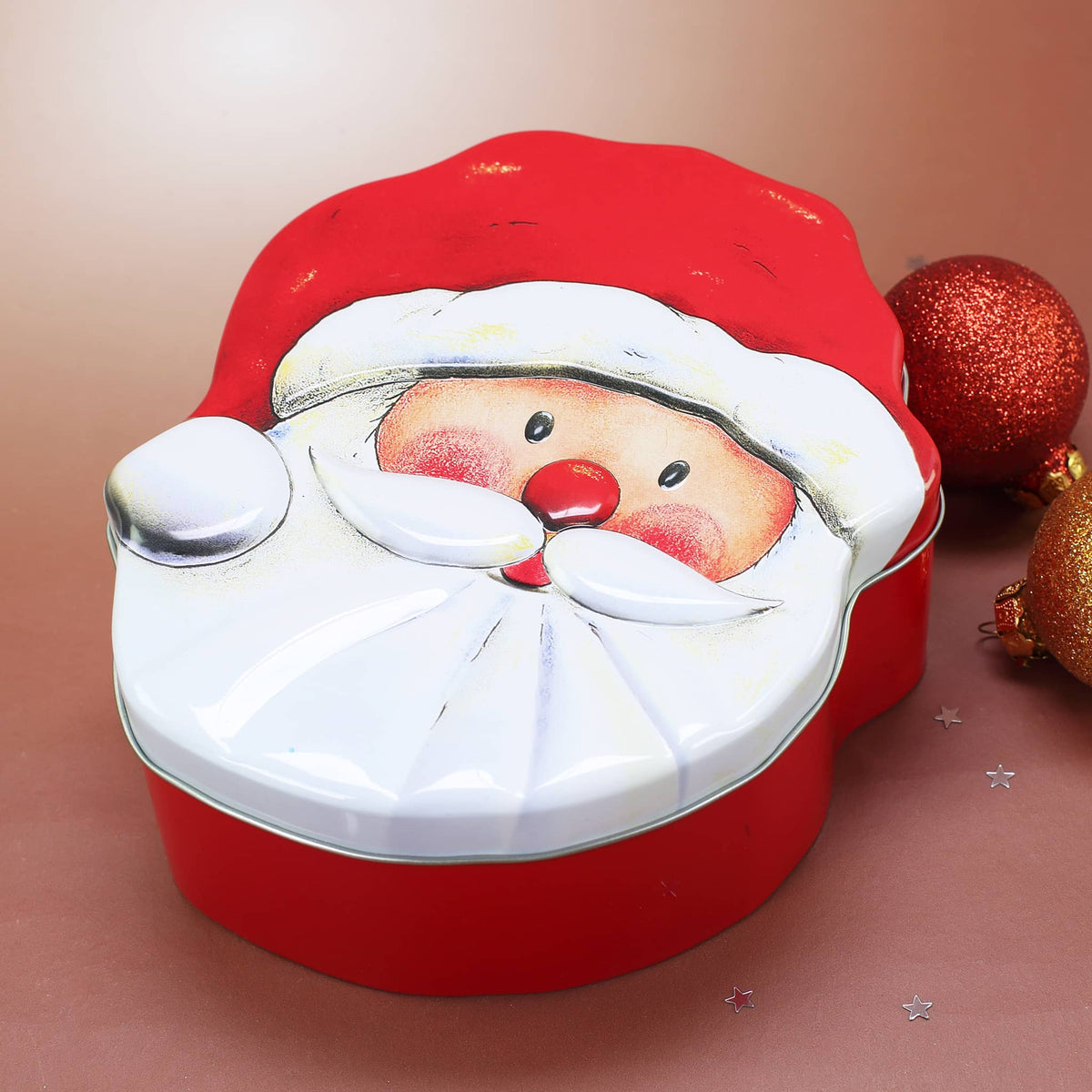 Weihnachts-Metalldose Santa