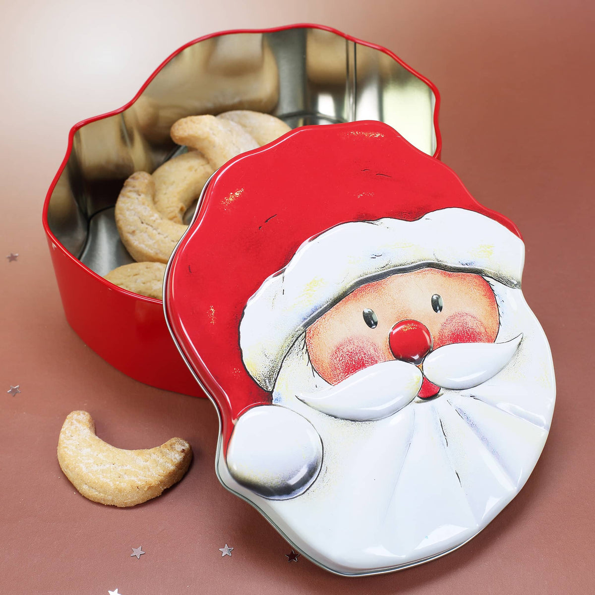 Weihnachts-Metalldose Santa