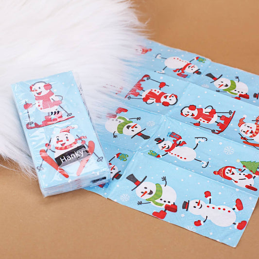 verscheidene Schneemänner