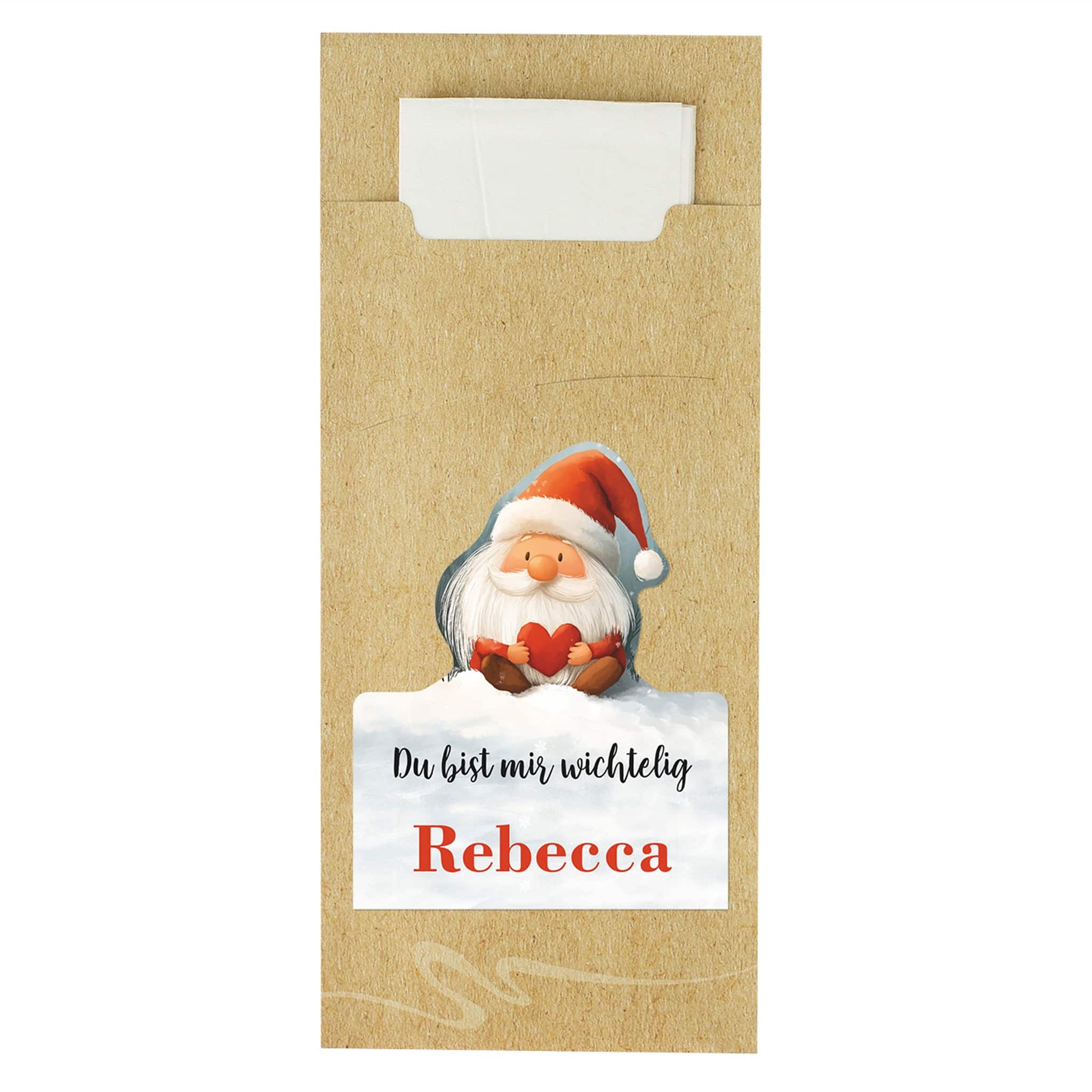 Mit Name nach Wunsch bedruckt