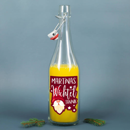 Etikett mit Name personalisiert