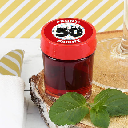 Persönlicher Schnaps zum 50. Geburtstag