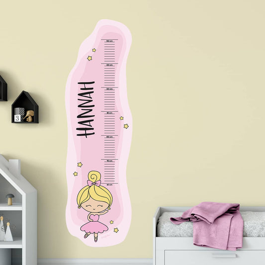 Messlatte mit Ihrem Wunschnamen bedruckt