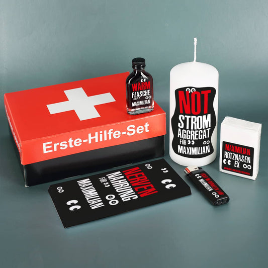 Blackout Notfallbox als Scherzgeschenk