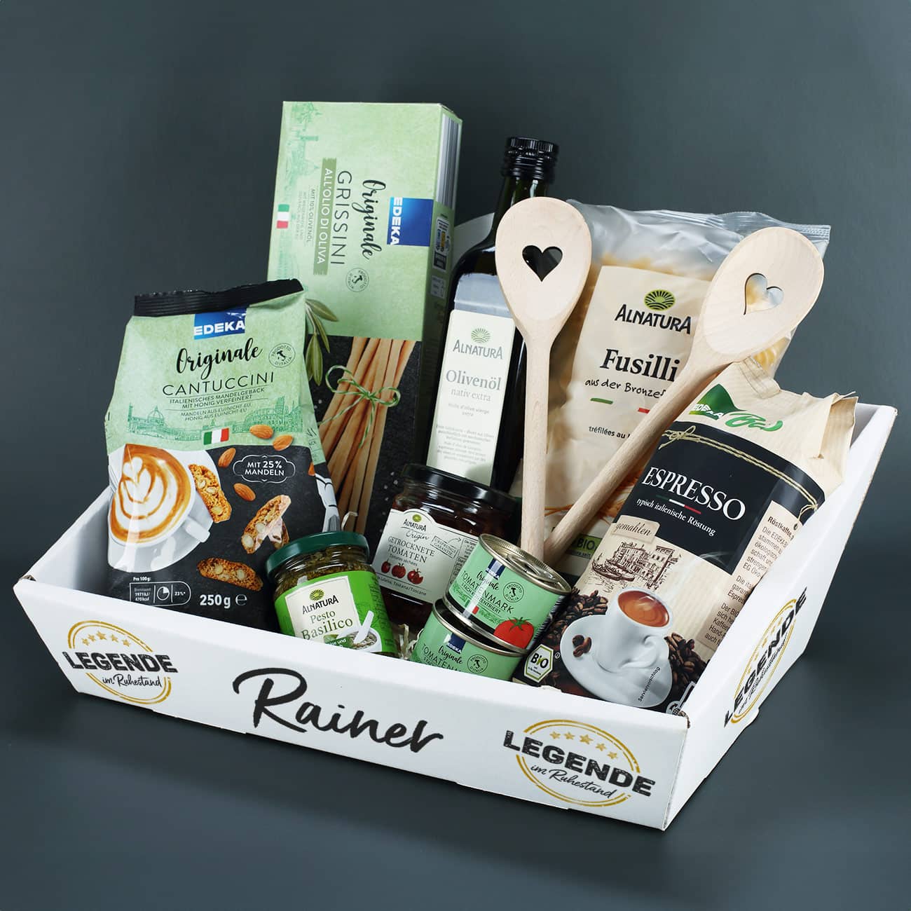 was muss man für die rente aufbewahren Geschenkkorb - Legende in Rente