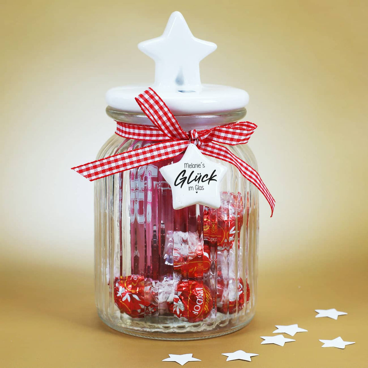 Geschenkset für Frauen - Glück im Glas