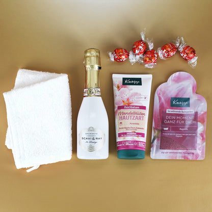 Inhalt des Pflege-Geschenkset im XXL Glas für Oma
