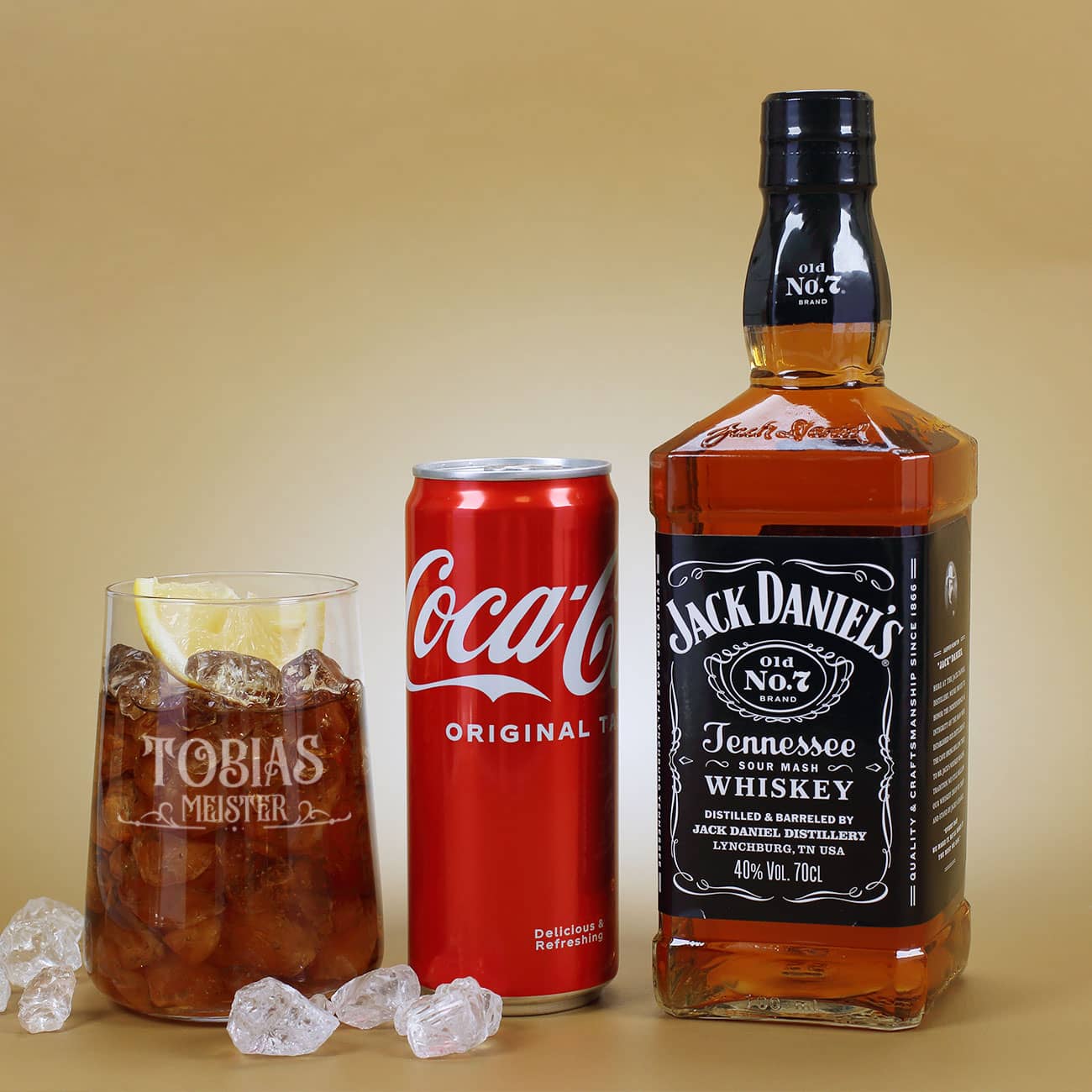 Whisky Jack Daniels Cola Glasflasche The Gentlemen's Club Jack