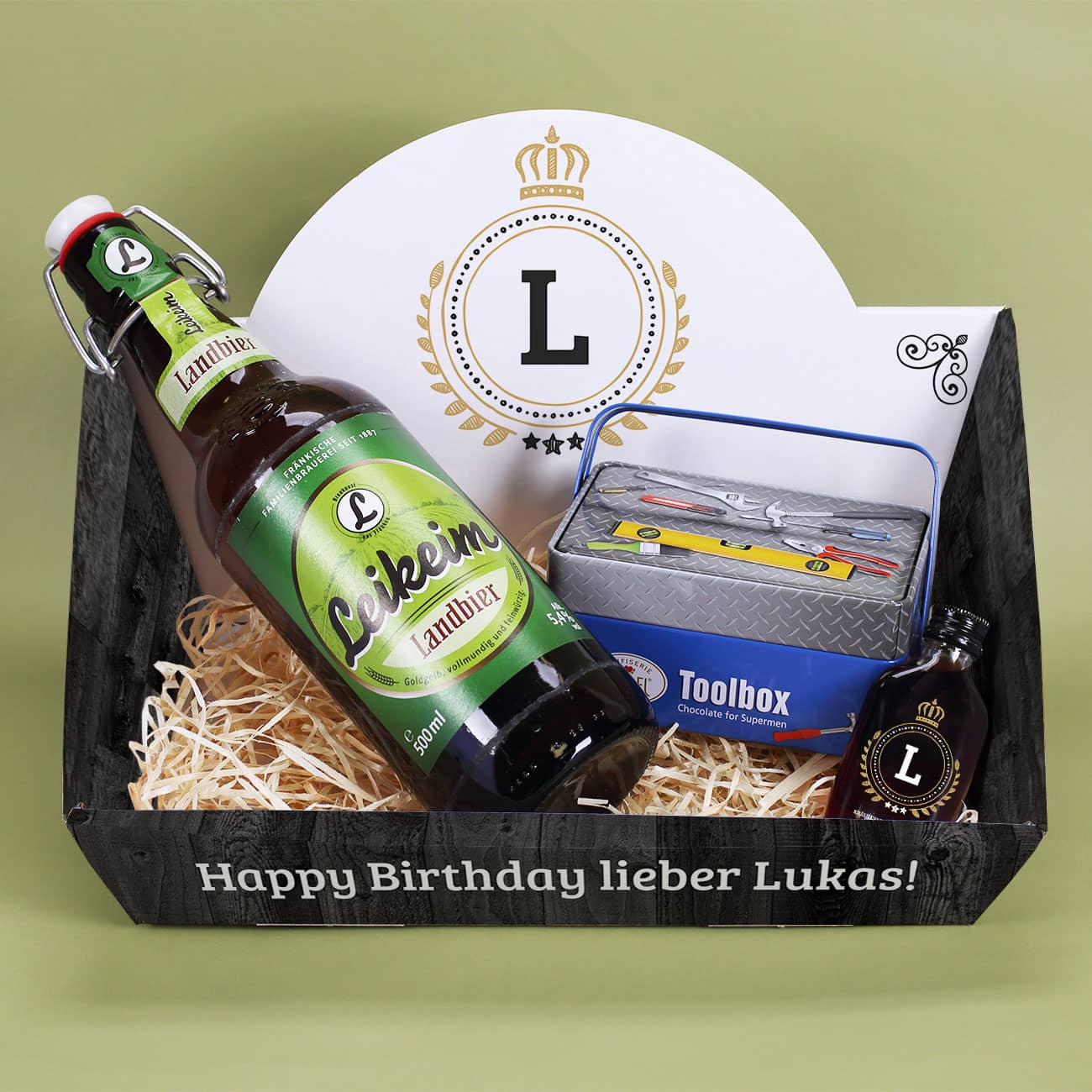 Gefüllter Geschenkkorb für Männer