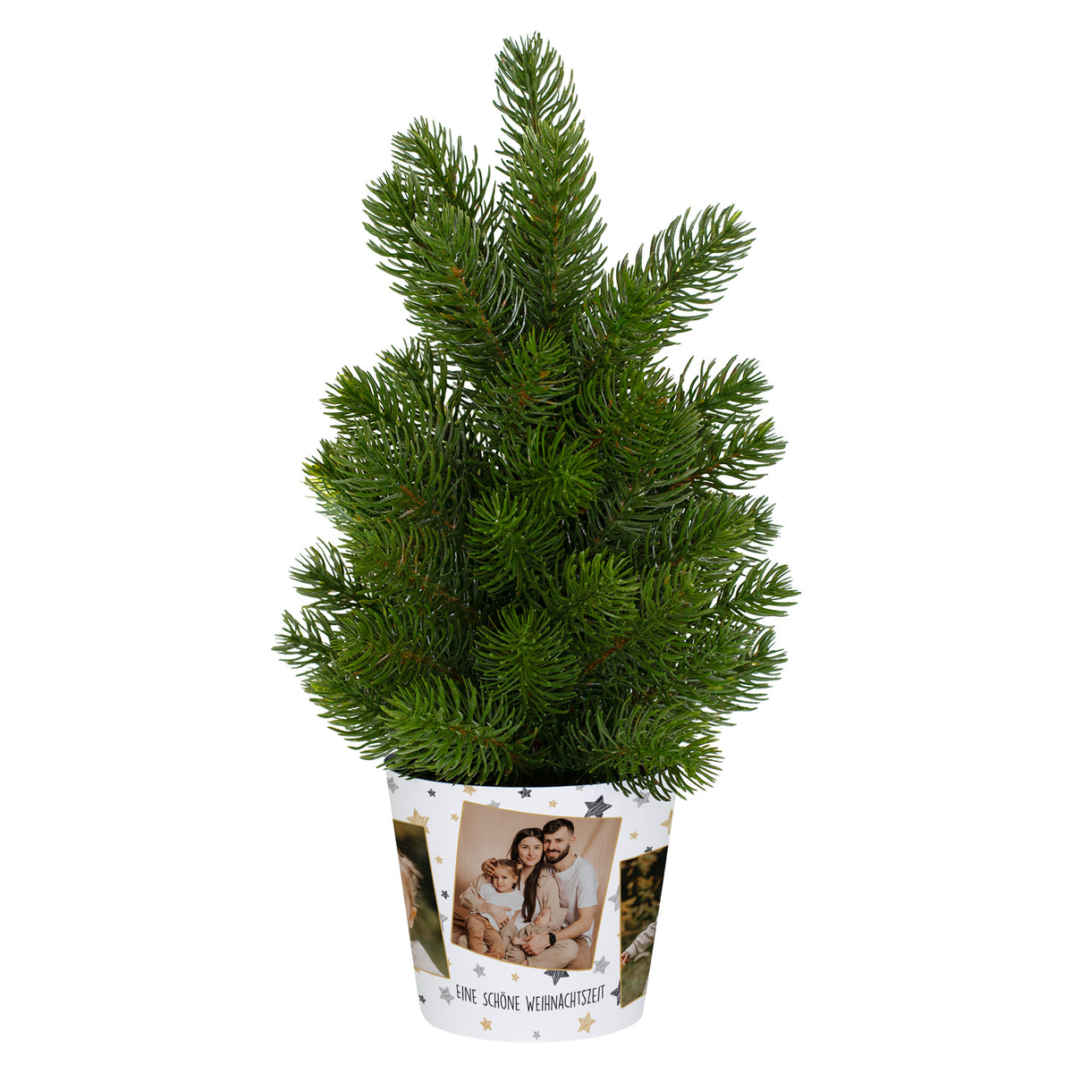 Mini Weihnachtsbaum personalisiert mit Fotos & Wunschtext –