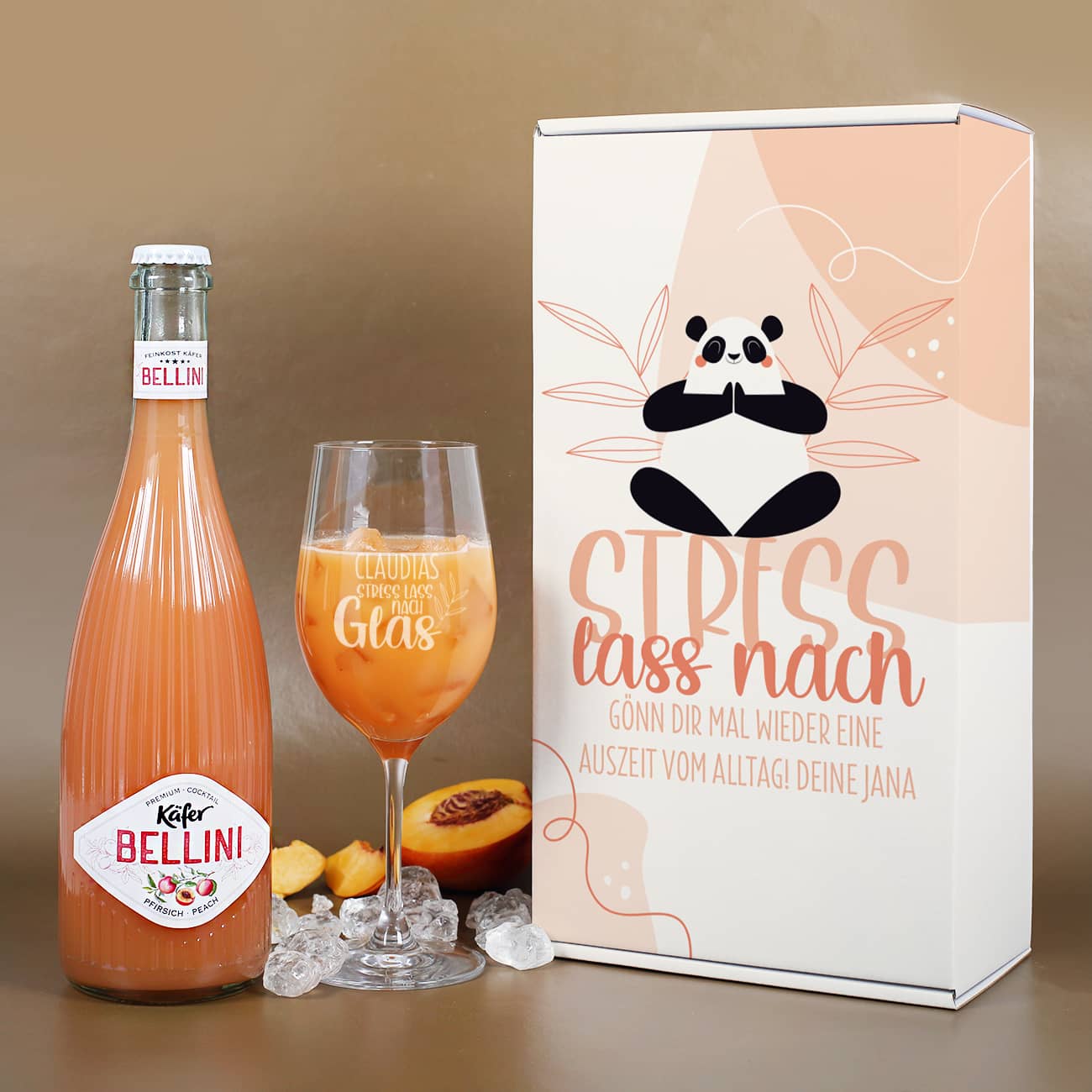 Bellini Box Geschenkset personalisiert | Bellini, Glas, Box – geschenke-online.de