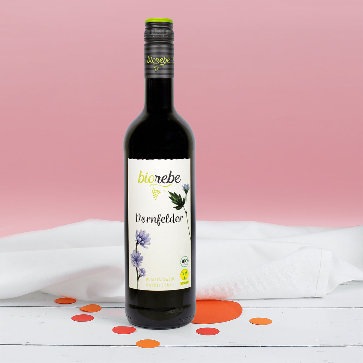 Biorebe Wein Geschenkset zu Weihnachten mit Weinglas in Geschenkbox | Weihnachtsgeschenk