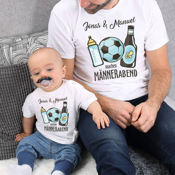 Vater Und Sohn Freunde Fürs Leben - Männer Pullover - Schwarz - Der Originale