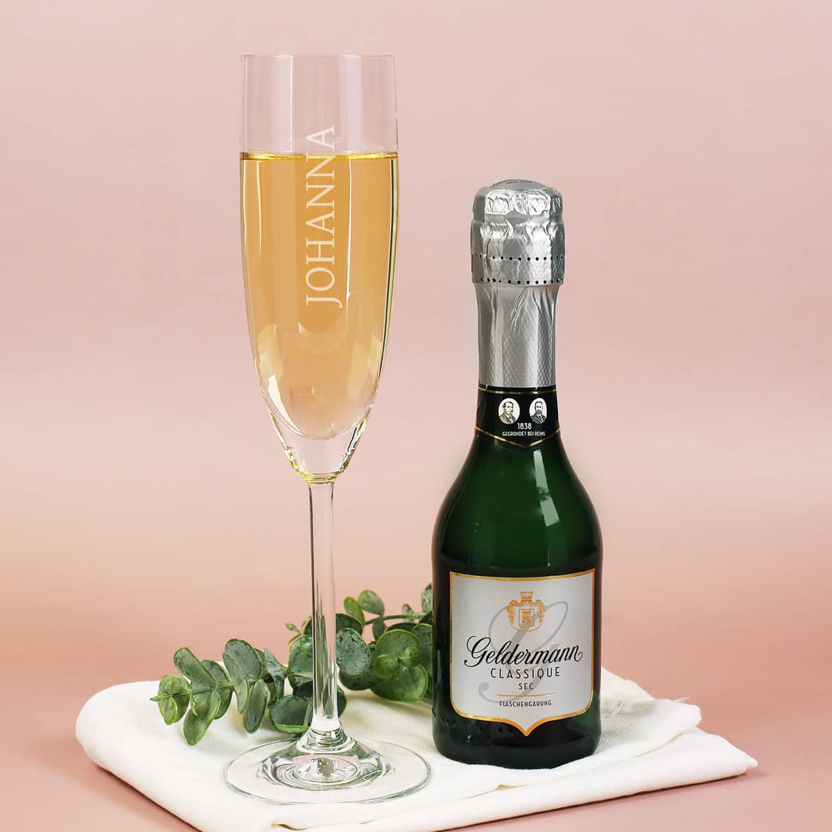 Geschenkset Sekt zum Geburtstag personalisiert –