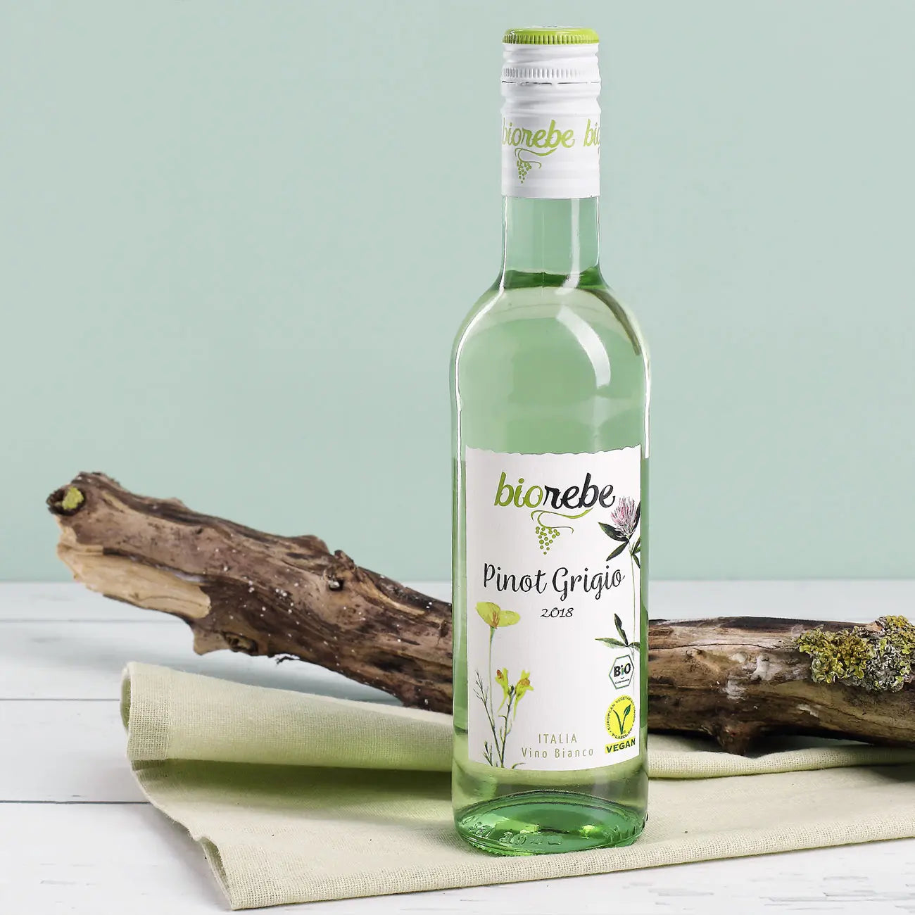 Bio Wein Geschenkset zu Weihnachten mit graviertem Glas und Box