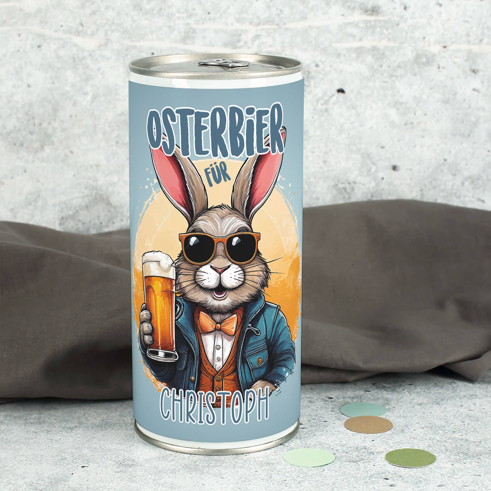 Osterbier - 1 Liter Bierdose als Ostergeschenk