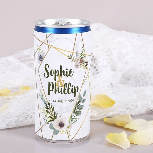 Individuelle Sektdose zum Standesamt