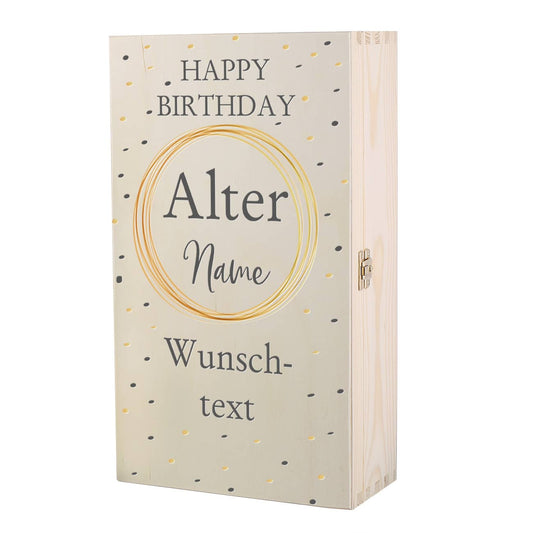 Mit Ihren Angaben bedruckt