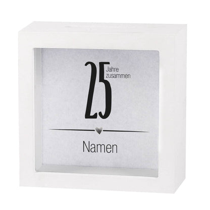 Bilderrahmen Spardose personalisiert mit Ihrem Namen