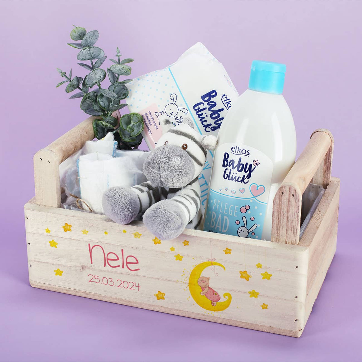 Geschenkkorb Teddy zur Geburt