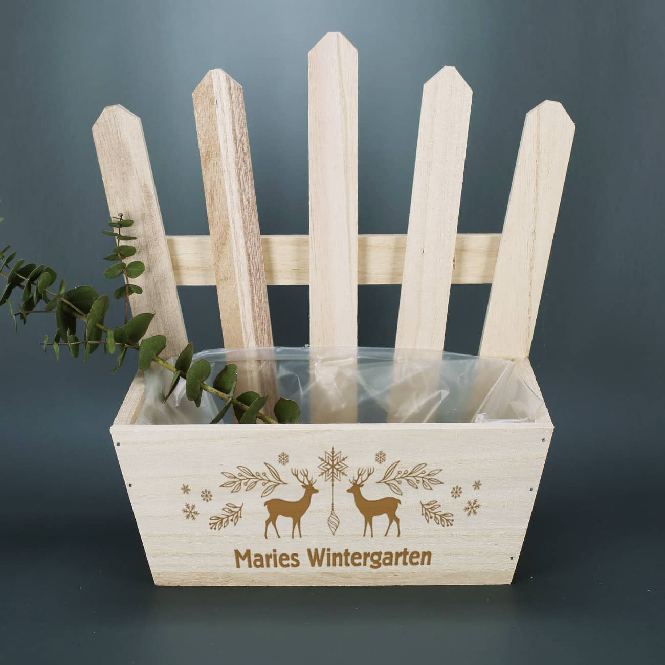 Kleiner Wintergarten mit mit Name personalisiert