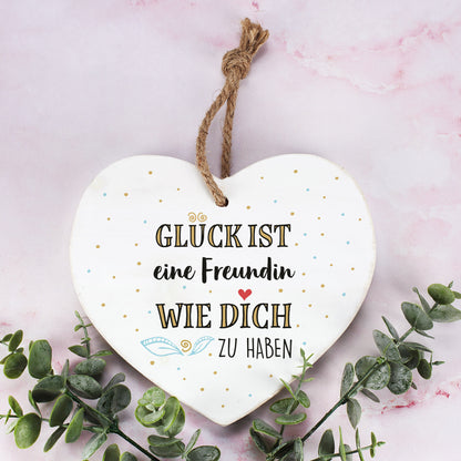 Personalisierbares Holzherz – Geschenk mit Wunschtext für besondere Menschen