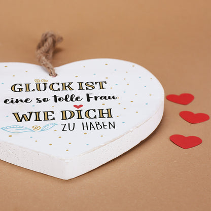 Personalisierbares Holzherz – Geschenk mit Wunschtext für besondere Menschen