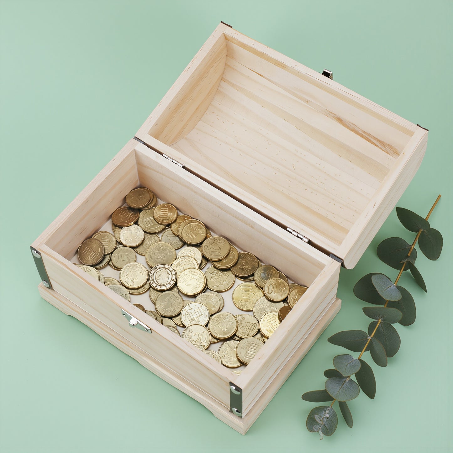 Schatzkiste für Geldgeschenke mit Wunschgravur