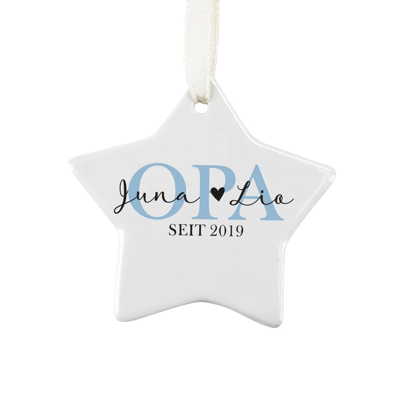 Mit Text und Jahr personalisiert