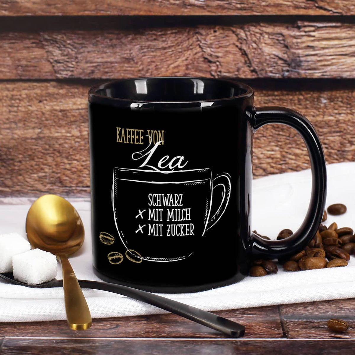 Tasse für Wunschkaffee personalisiert
