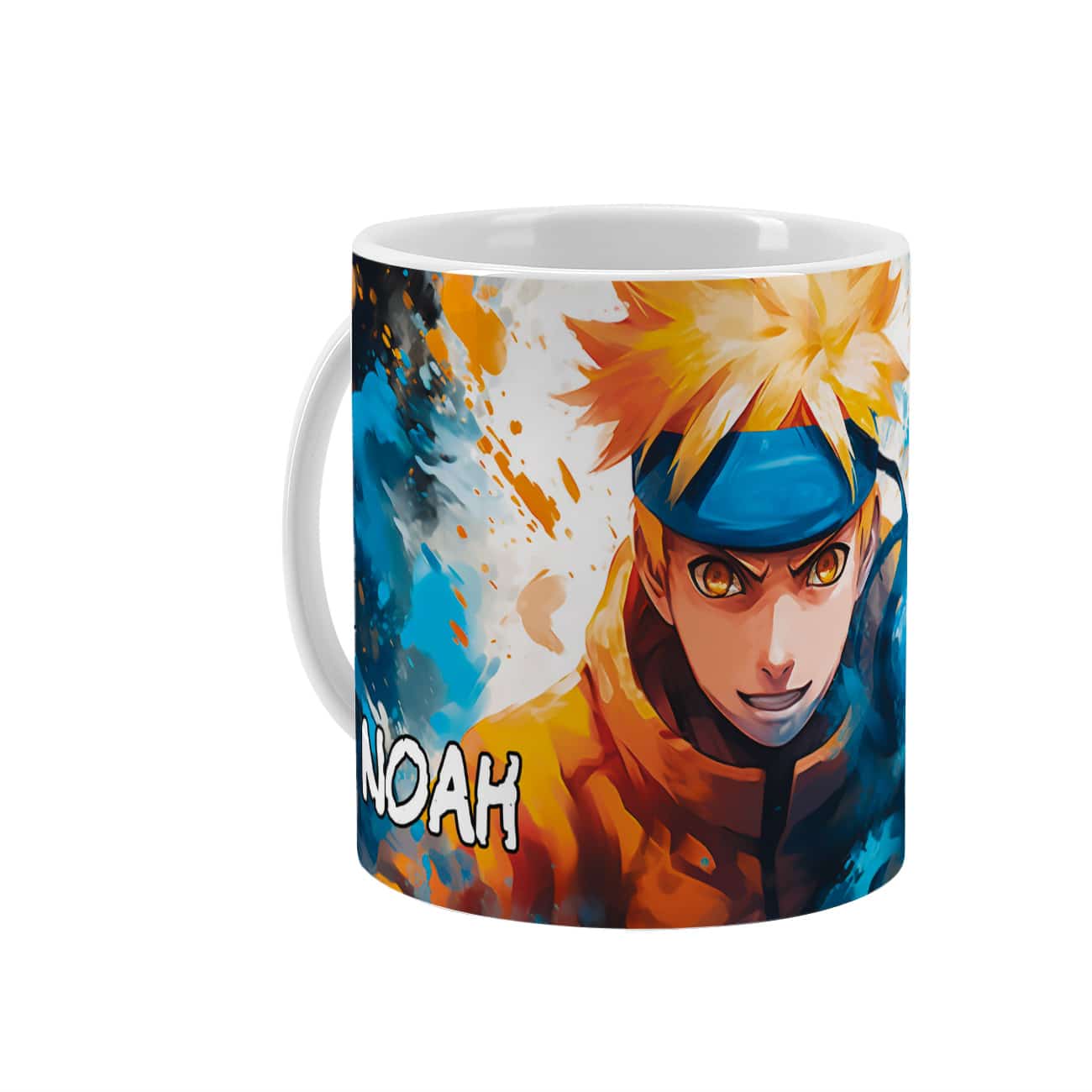 Hochwertig bedruckt Anime-Tasse mit Name