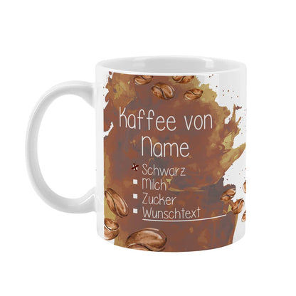 Tasse für Wunschkaffee personalisiert