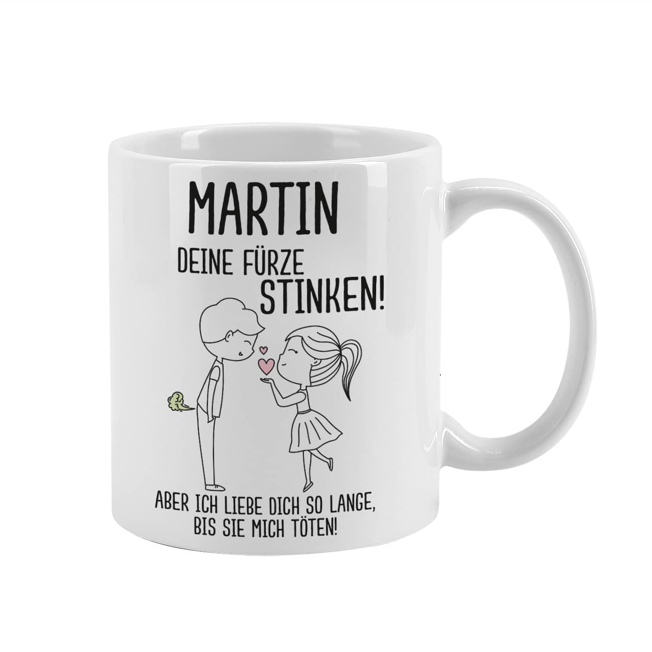 Keramiktasse mit persönlichem Druck