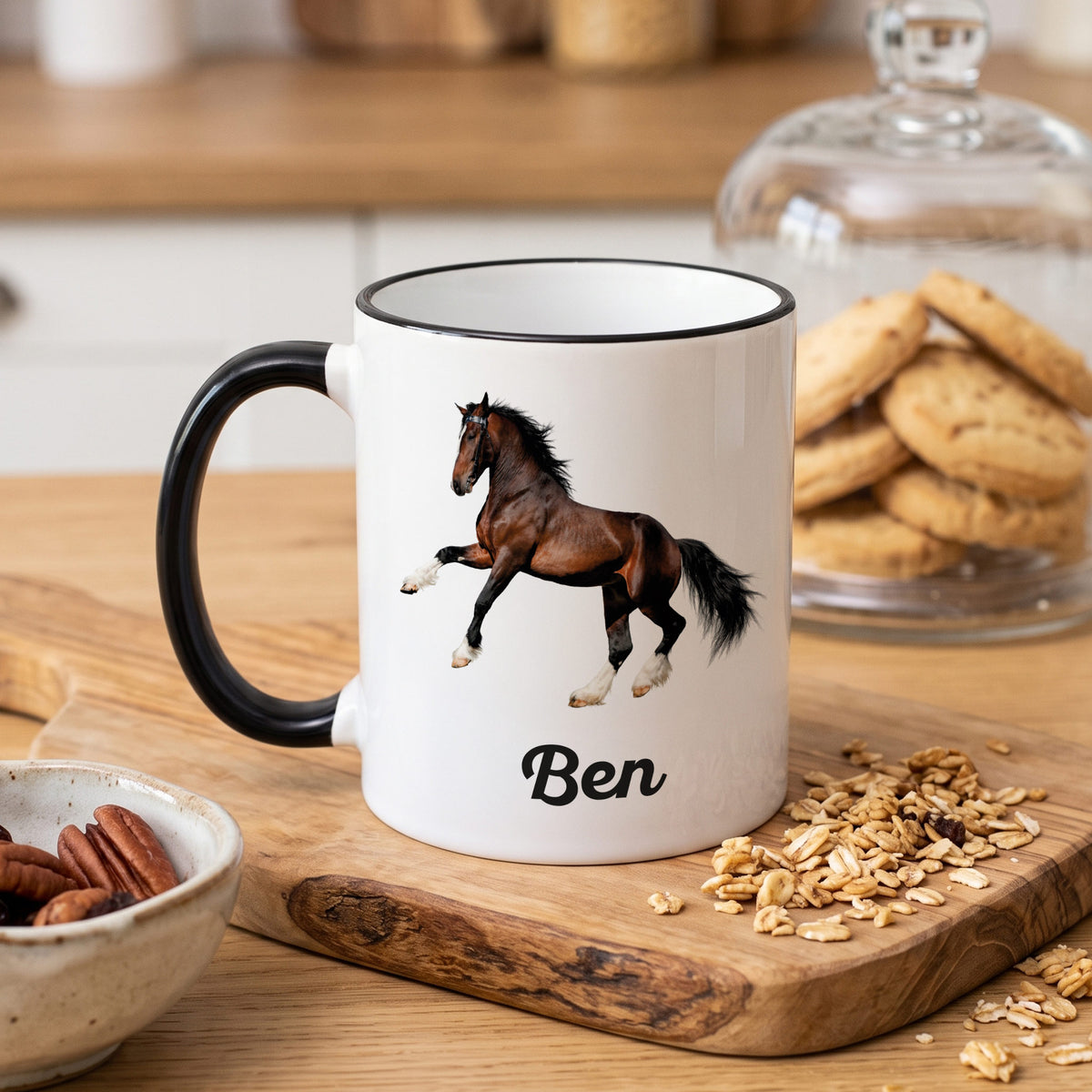 Tasse mit Pferd