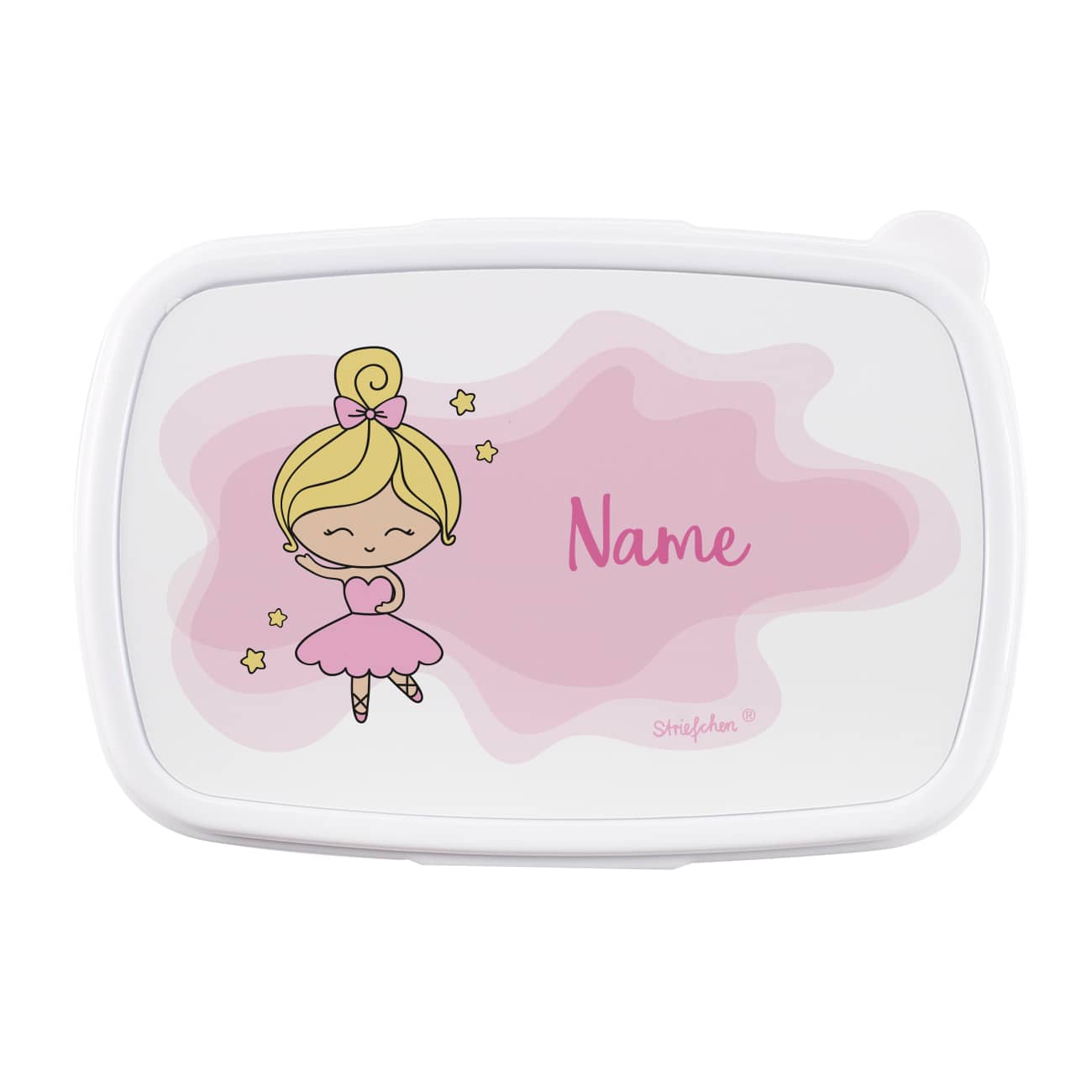 Brotdose Ballerina mit Name personalisiert