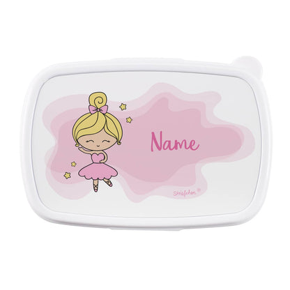 Brotdose Ballerina mit Name personalisiert